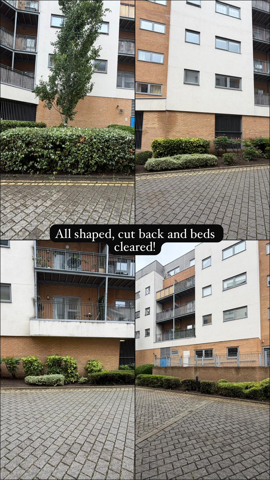 Before and after estate grounds maintenance